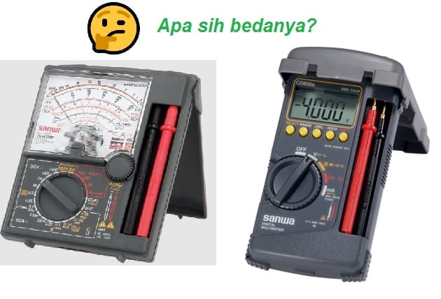 Perbedaan Multimeter Analog Dan Digital Kelas Plc Vrogue Co