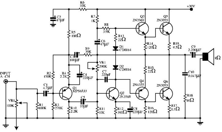 PCB OCL Modif Circuit diagram pada tahun 2018